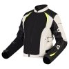 OZONE KURTKA TEKSTYLNA FLOW LADY BLACK/GREY/FL YEL